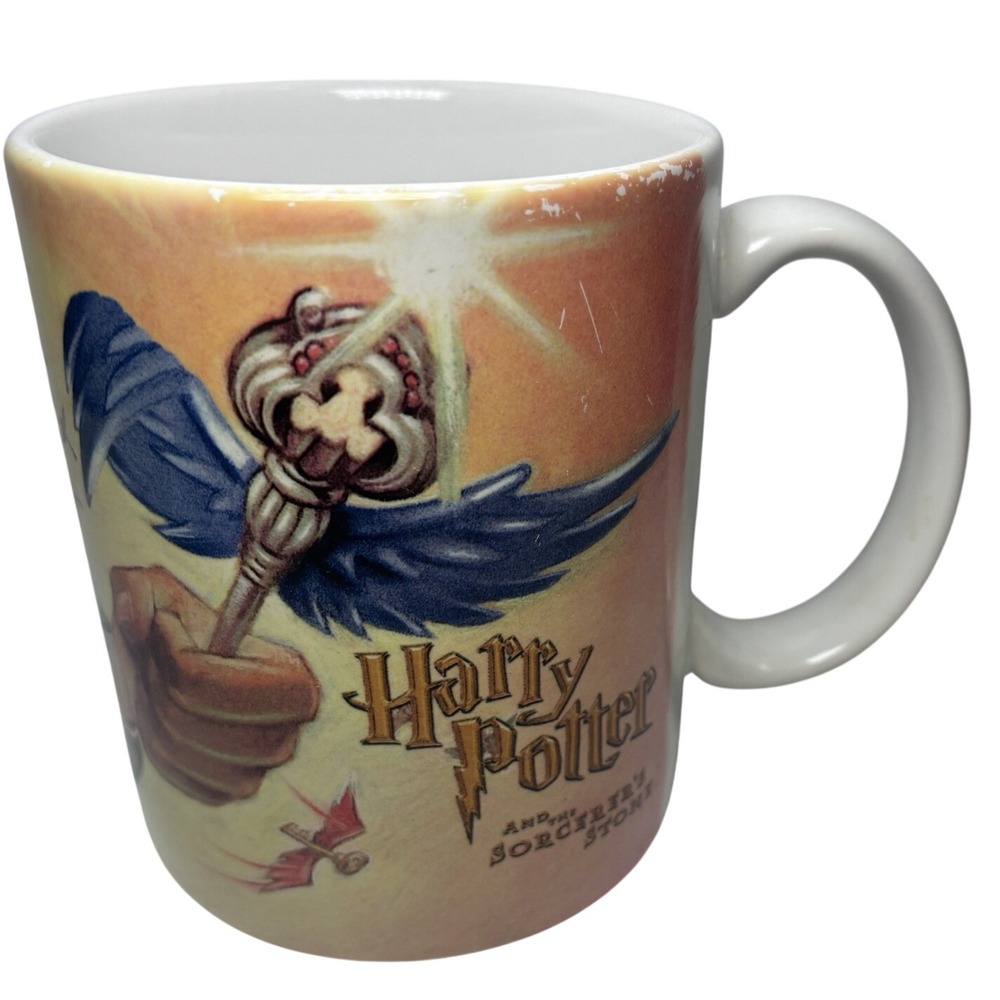 Harry Potter and The Sorcerers Stone Mug Vintage 2000 Warner Bros Xpres Mug - Picture 2 of 7